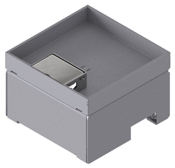 Produktbild UBD 162 251  -  Unterflur-Bodendose UBD 160 inkl. Deckel mit Kante, geschlossen, 25mm Vertiefung und 1 Schnurauslass